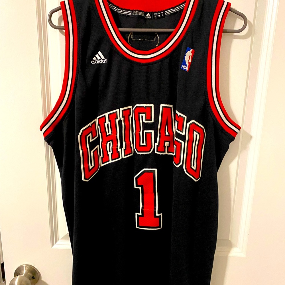 Adidas Chicago Bulls Derek Rose jersey - MEDIUM Black